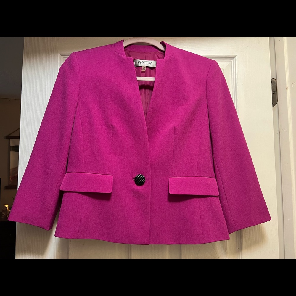 Beautiful Dark Magenta Suit Coat